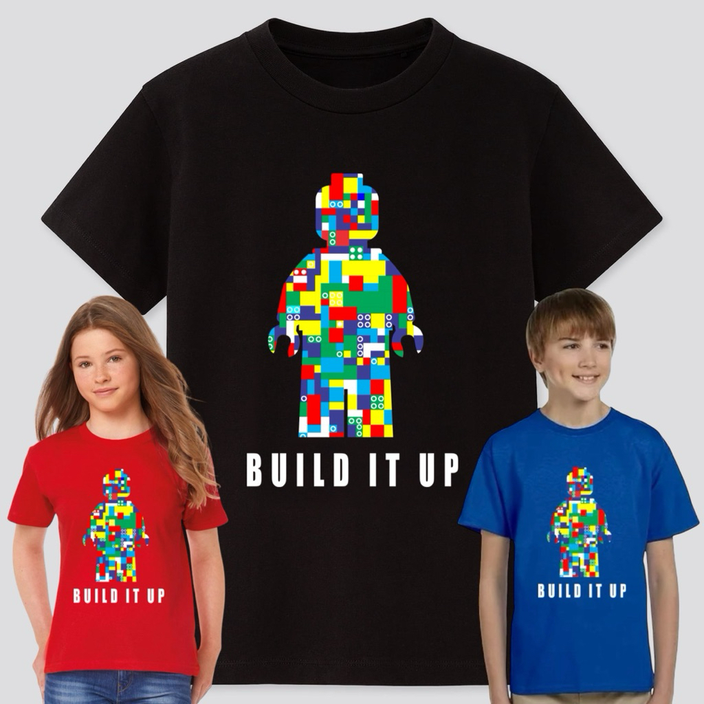 KAOS LEGO ANAK KARAKTER LEGO “BUILD IT UP”