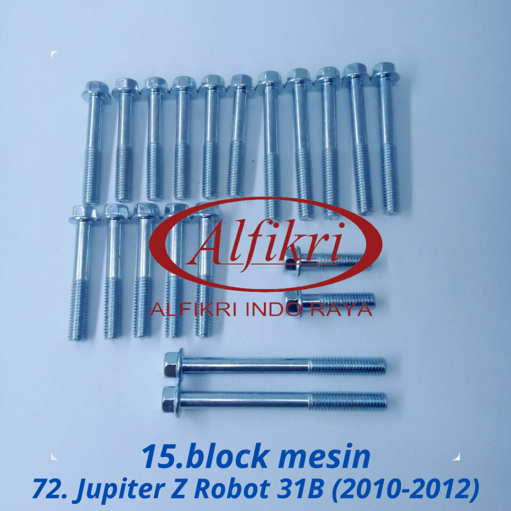 72-15 Block Mesin Jupiter Z Robot 31B (2010-2012) Full Set / Baud Block Mesin Yamaha Jupiter Z Robot
