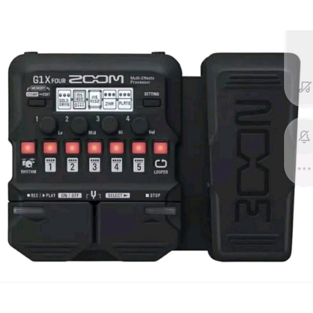 ZOOM G1X FOUR EFFEK GUITAR