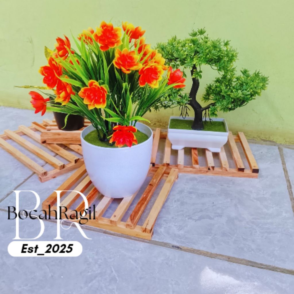 

Ready palet kayu mini | Tatakan kayu | Tatakan peralatan | Tatakan bunga hias