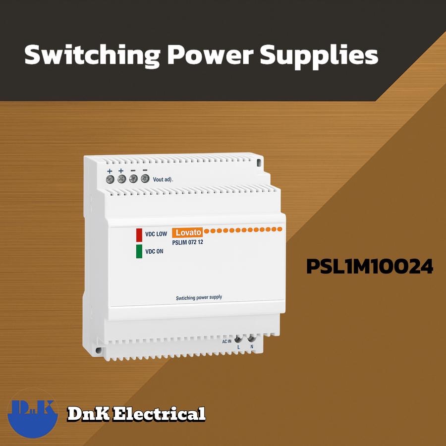 Switching Power Supplies Lovato Series PSL1M10024 24VDC 100W MOD 1 Phase