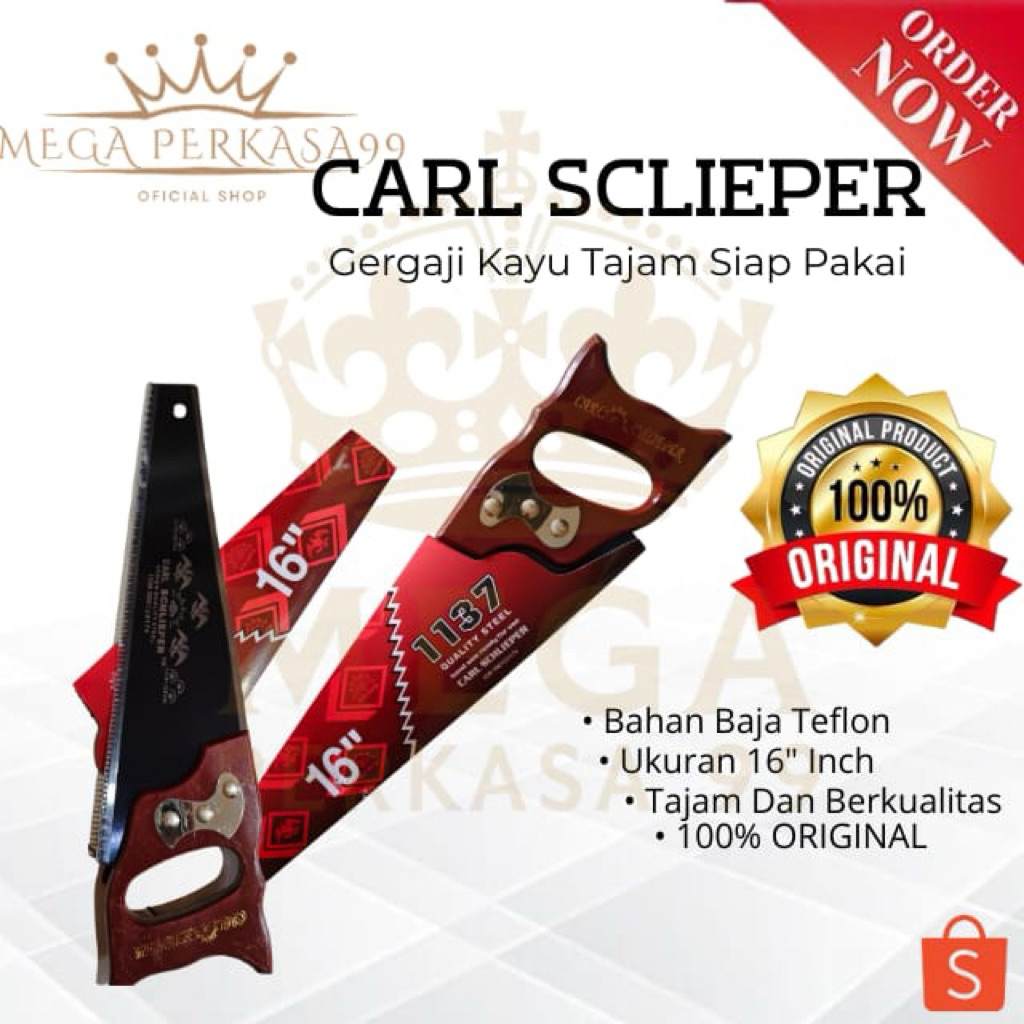 Graji Kayu Carl Schlieper 1137 16 Inch Gergaji Kayu Cap Mata Geraji Gergaji Kayu
