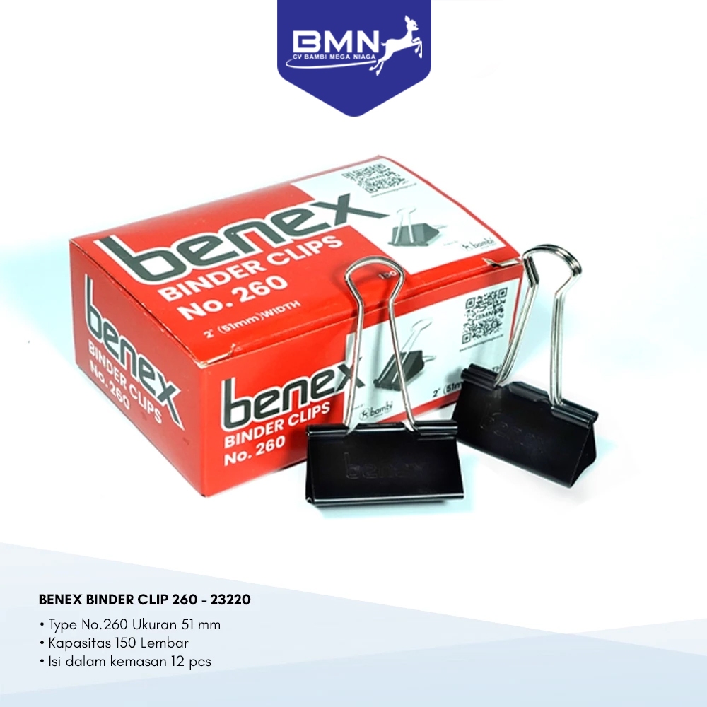 

BENEX Binder Clip 15mm 19mm 25mm 32mm 41mm 51mm