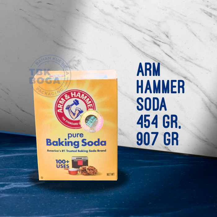 

Arm & Hammer Baking Soda ( 454, 907 gr ) Pure Natrium Bikarbonat Kue Asam Powder Bubuk