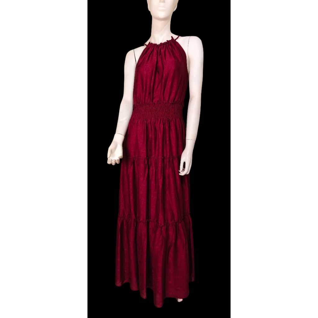 13.6 TAYLOR SATIN SILK EMBOSSED FLOWER DRESS #BRANDED DRESS#MAXI DRESS