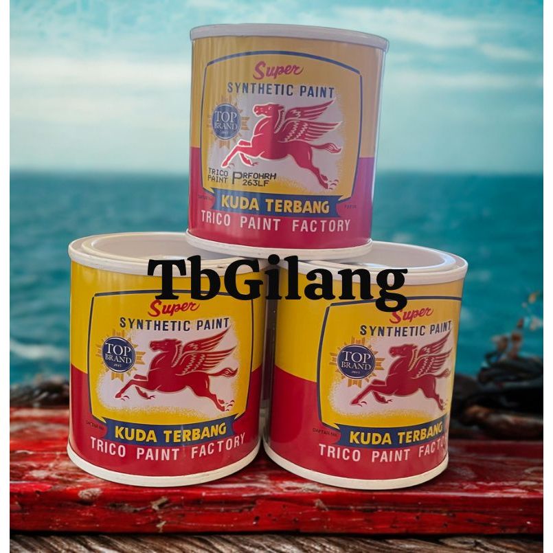 

CAT MINYAK KUDA TERBANG KAYU BESI KACA PLASTIK SYNTHETIC PAINT KECIL