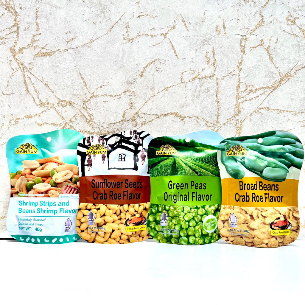 

Ganyuan Gain Yum Peas Beans Kacang Shrimp Strips