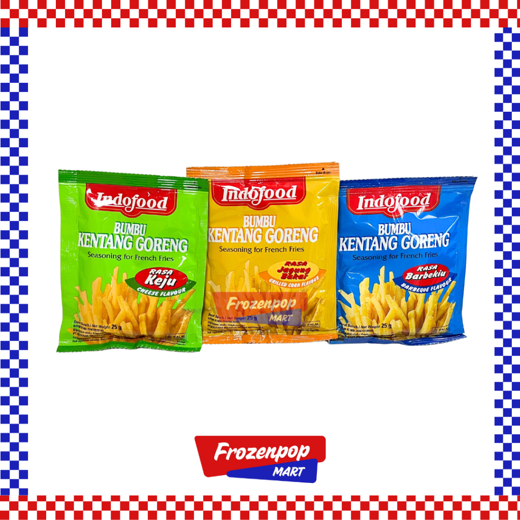 

Indofood Bumbu Kentang Goreng 25gr Berbagai Rasa / Bumbu Kentang Goreng Indofood