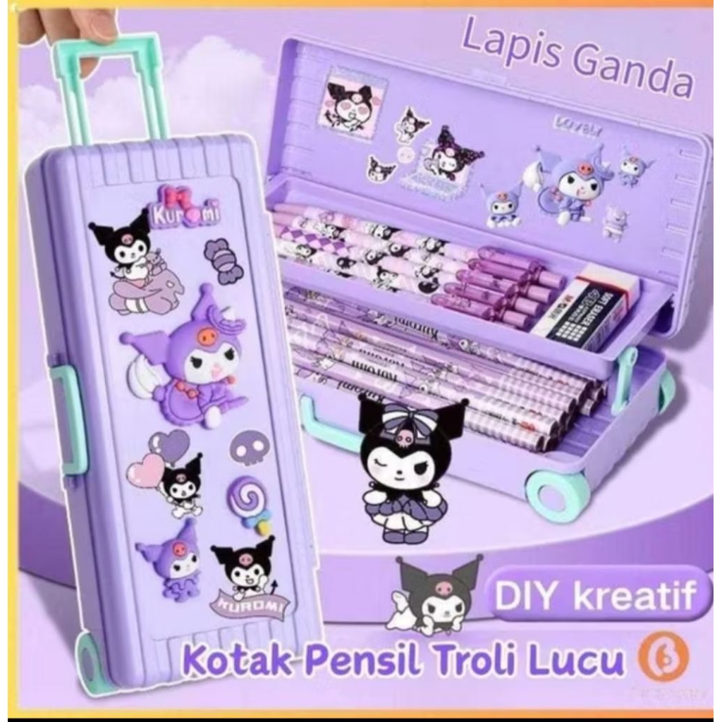 

KOTAK PENSIL TROLY / 2 TINGKAT