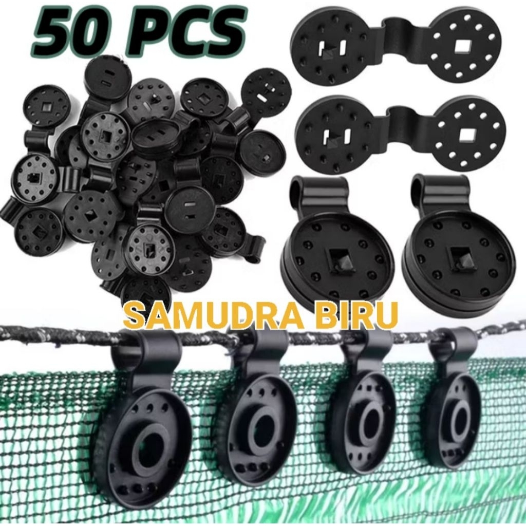 klip paranet bulat 50 PCS clip penjepit paranet