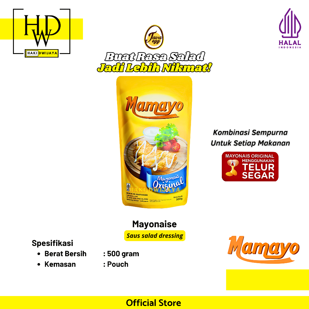 

[500gr] Mamayo Original Mayonaise Kemasan Pouch