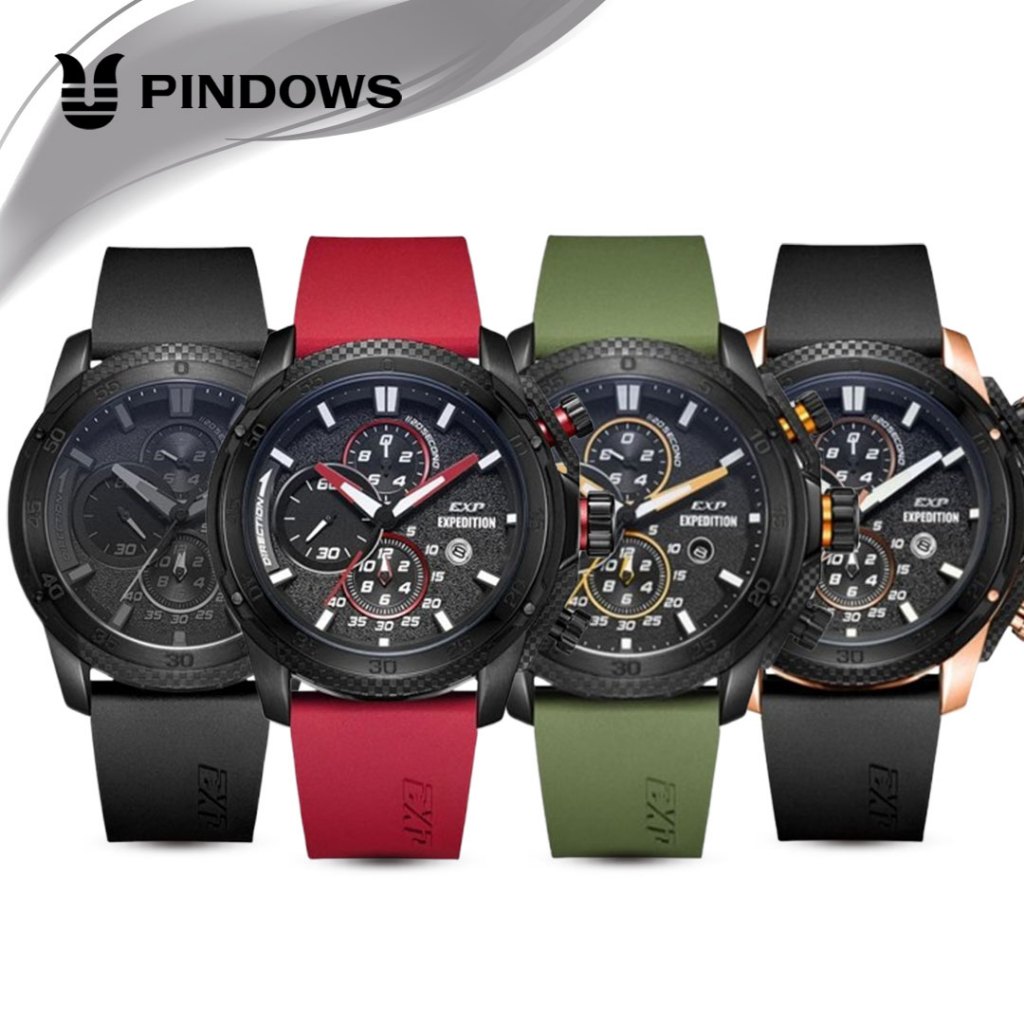 ORIGINAL Jam Tangan Pria Expedition E 6810 EXP 6810 EXP6810 E6810 Original Garansi Resmi 1 Tahun