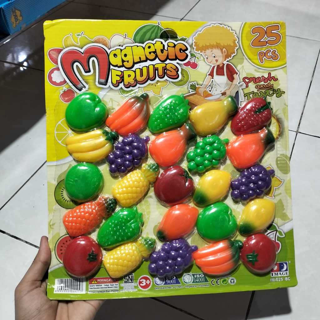 Im 025 Mainan Magnet Kulkas Buah Memo Holder Murah