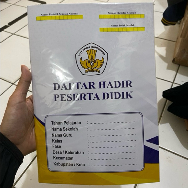 

BUKU DAFTAR HADIR PESERTA DIDIK UNTUK SD/MI, SMP/MTS, SMA/MA, SMK/MAK INPLEMENTASI KURIKULUM MERDEKA