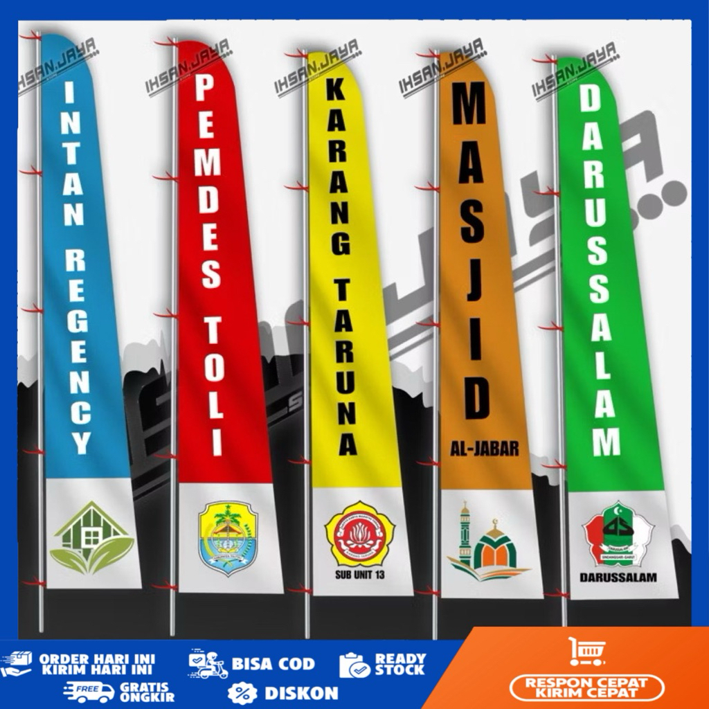 UMBUL UMBUL CUSTOM 4M MINIMAL ORDER 10PCS