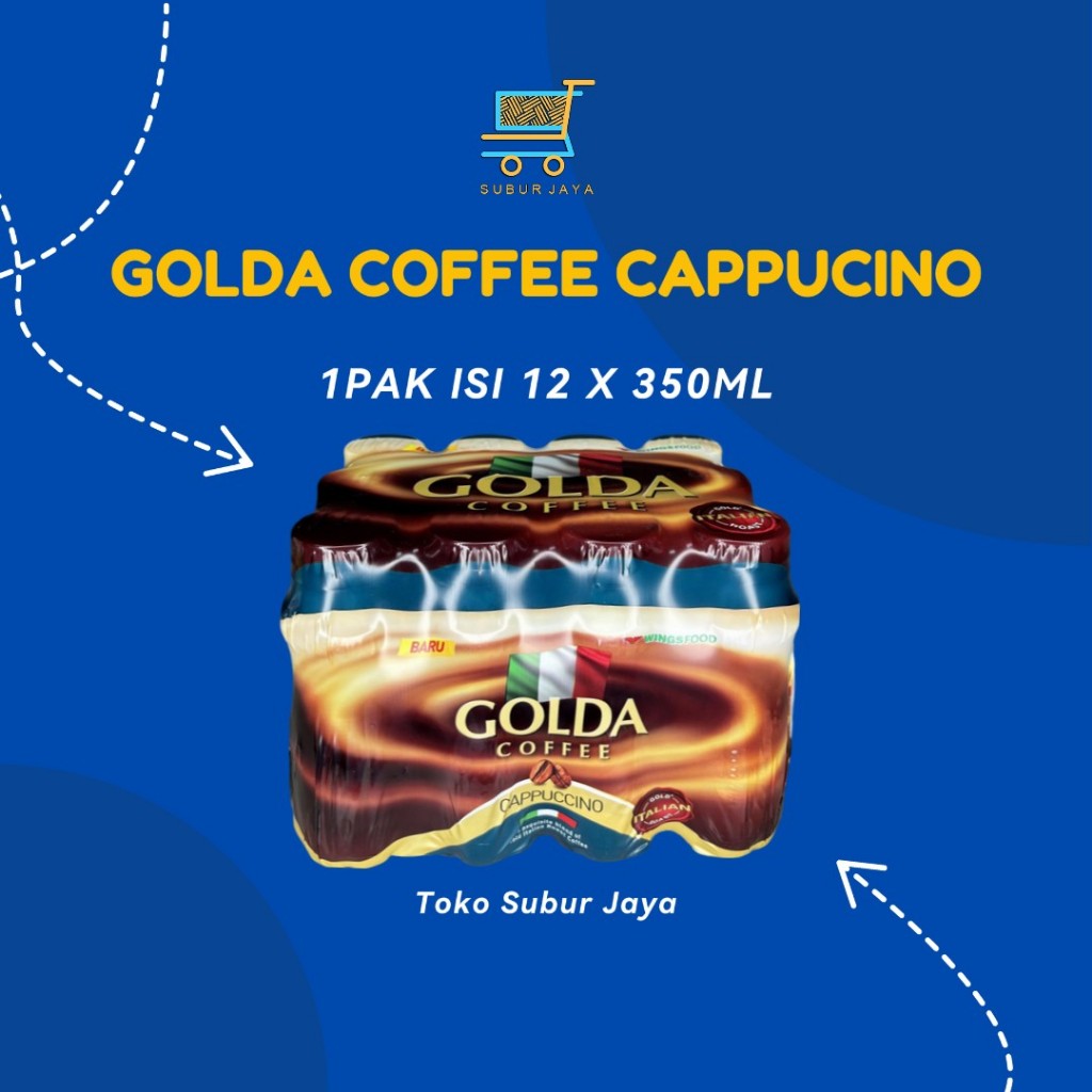 

KOPI GOLDA 200 ML DOLCE LATTE & CAPUCCINO 1 PAK ISI 12 MINUMAN KOPI SUSU BOTOL
