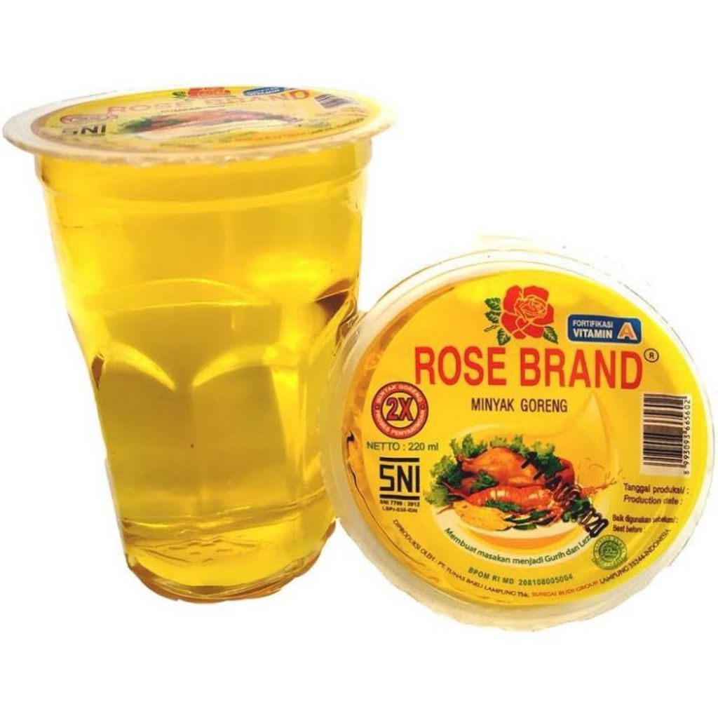 

Rose Brand - Minyak Goreng Kemasan Gelas 220ml