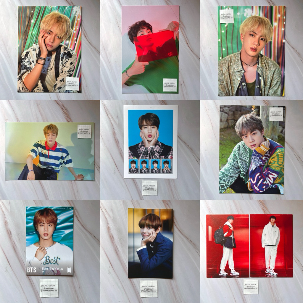 BTS V JIN TAEJIN TAEHYUNG SEASONS GREETINGS SG SUMMER PACKAGE SUMPACK WINGS STAMP FILA HYYH ON STAGE
