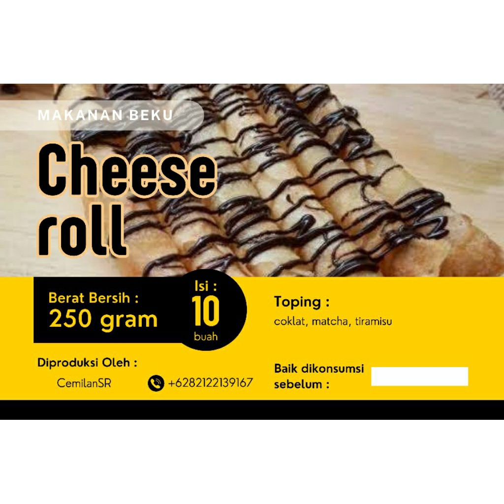 

Cheese roll caramel