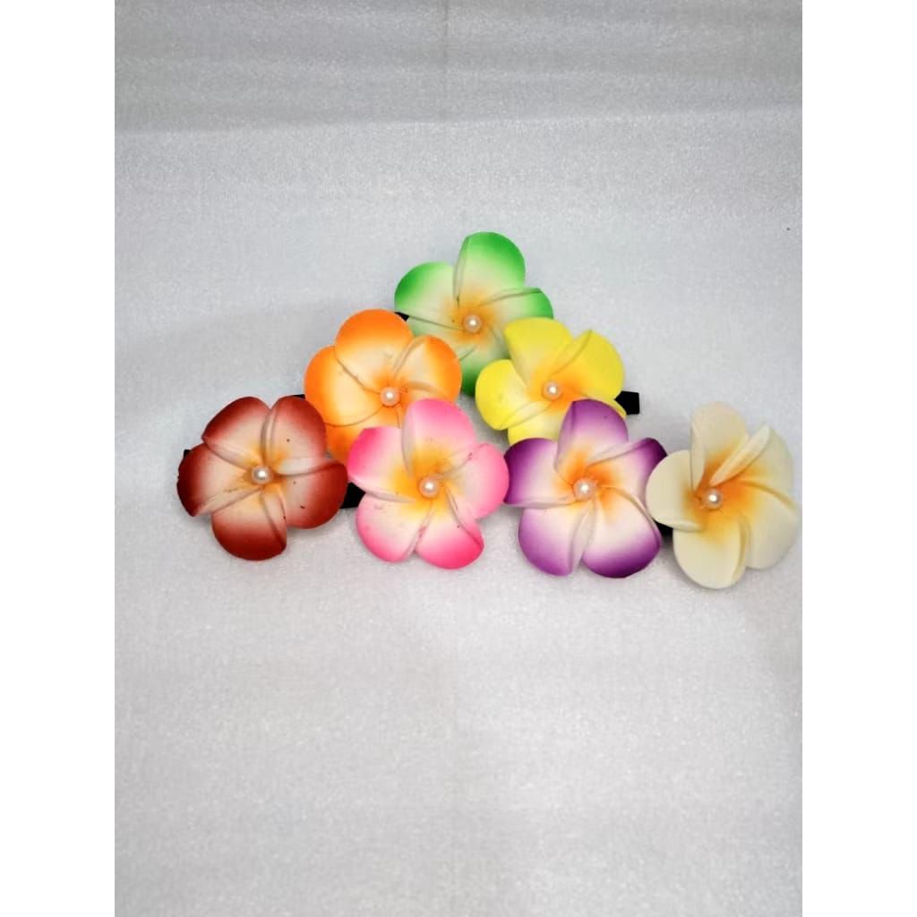 jepit rambut Kamboja || jepit bunga kamboja bali || jepit karnaval