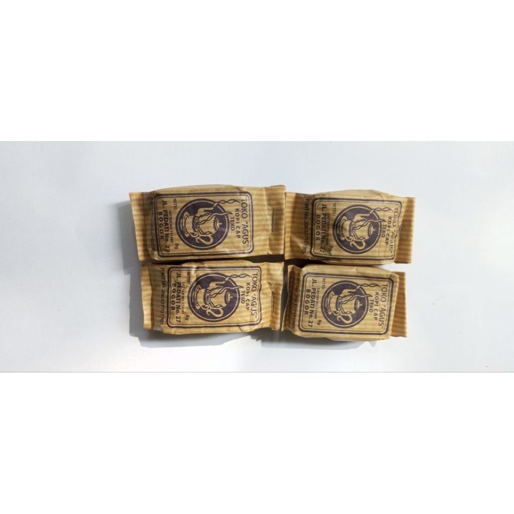 

Kopi Cap Teko Mini TOKO AGUS Tanpa Gula ( isi 30x8gr)