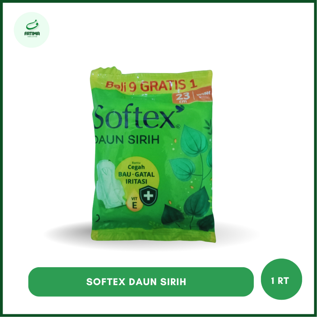 Softex daun sirih renceng (9 pcs) gratis 1