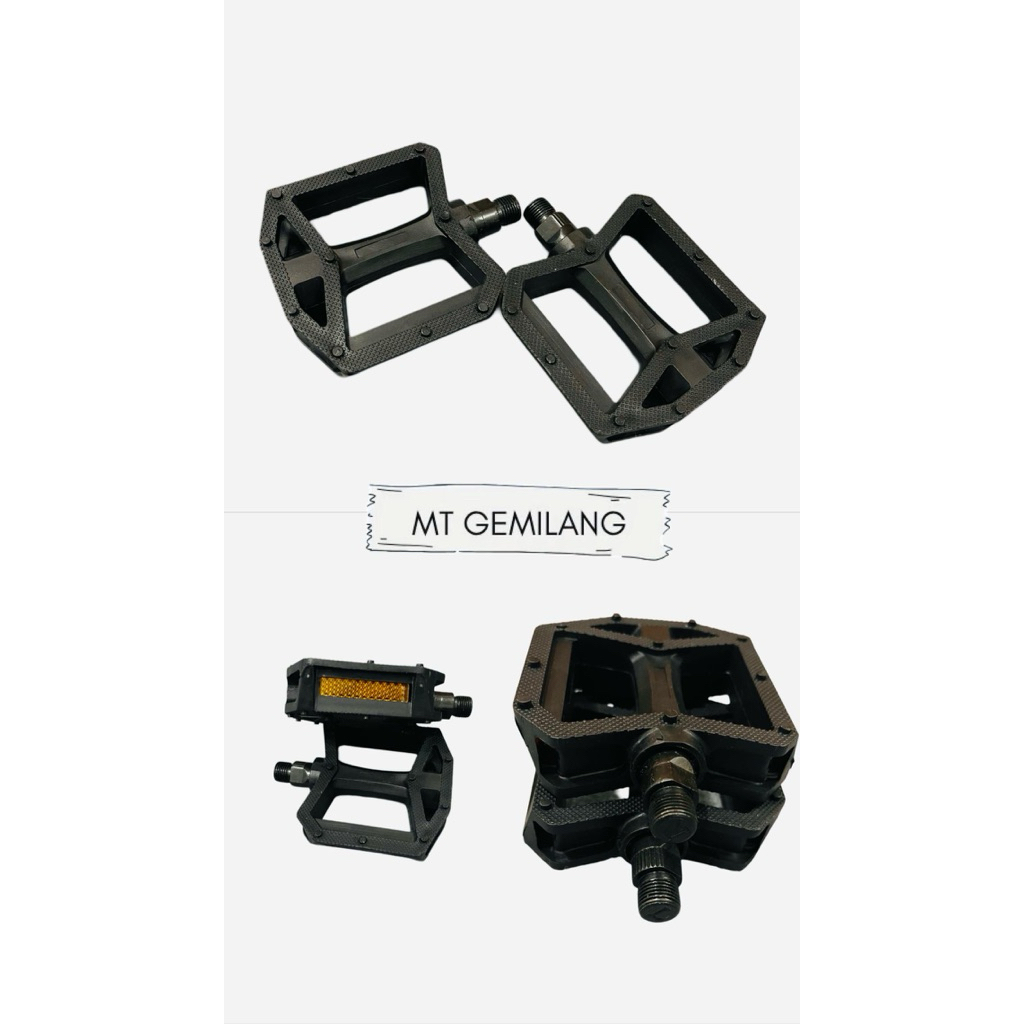 Pedal Sepeda 20 / 24 / 26 Bmx Mtb Federal Gunung Mini Ctb Siera Pvc Plastik Hitam Murah (155 / 418)