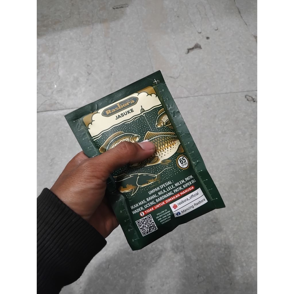 Umpan Mancing Microfishing Rasbora 65gr - Pelet Bubuk Siap Pakai - Aroma Jasuke (Jagung Susu Keju), 