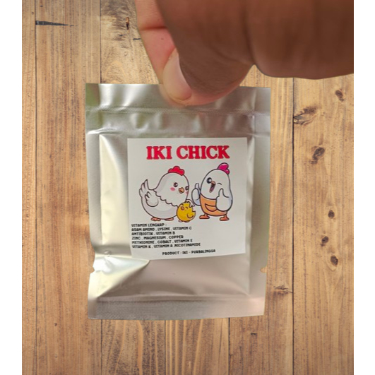 iki chick 15gr/ vitamin ayam / vitamin terlengkap ayam / vitamin harian doc / vitamin anak ayam