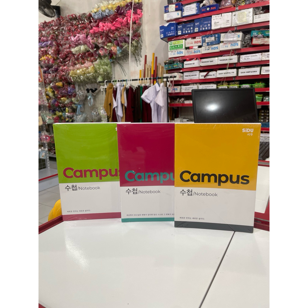 

BUKU TULIS CAMPUS SIDU 42 LEMBAR 1 PACK ISI 5 BUKU