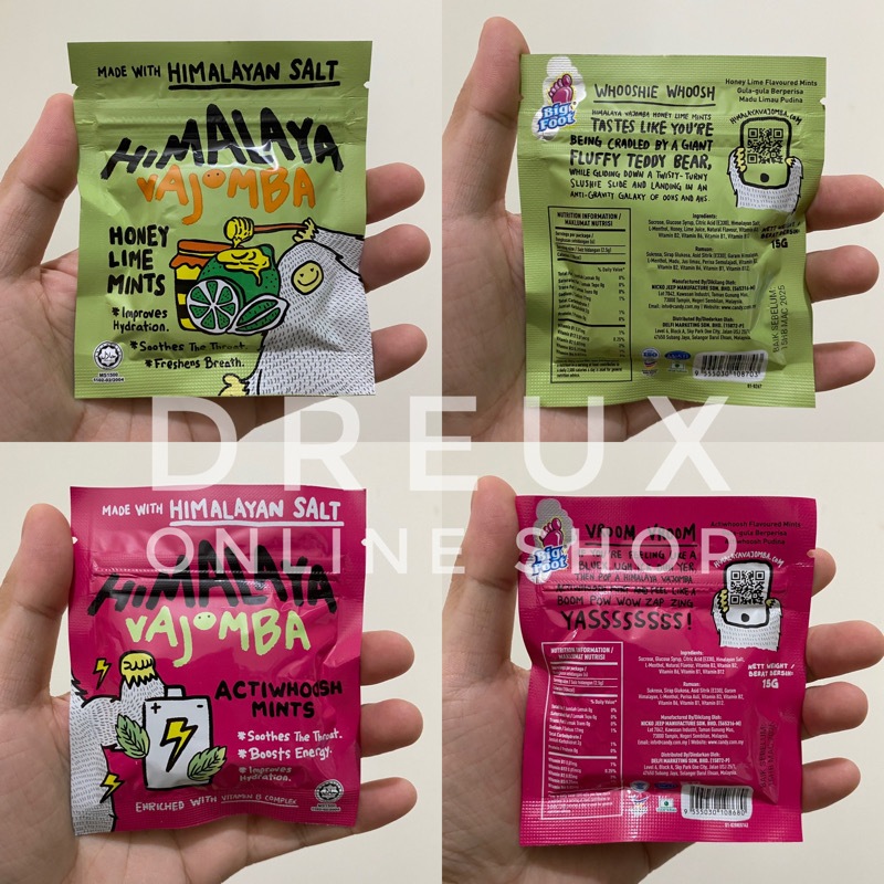 

[IMPORT] BIG FOOT Himalaya Vajomba Himalayan Salt Candy 15gr