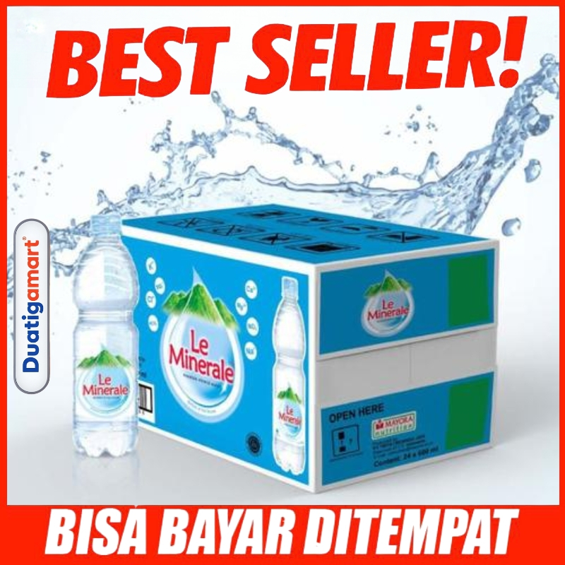 

Le Minerale Lemineral Air Mineral Putih Sedang 600ml 1 Dus Karton Isi 24 Botol