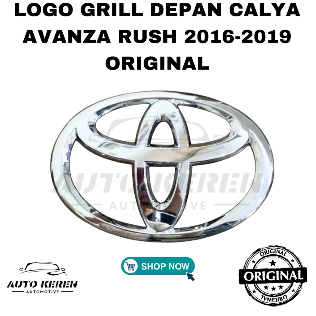 LOGO GRILL DEPAN CALYA AVANZA RUSH 2016-2019 ORIGINAL