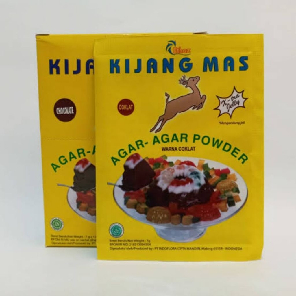 

Kijang Mas Agar Agar X-tra Jelly 7g