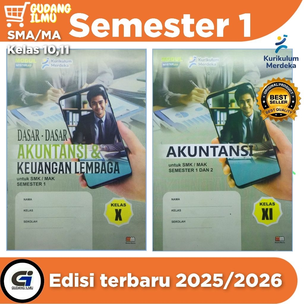 LKS AKUNTANSI SMK/MAK Kelas 10 11 Semester 1 l master media