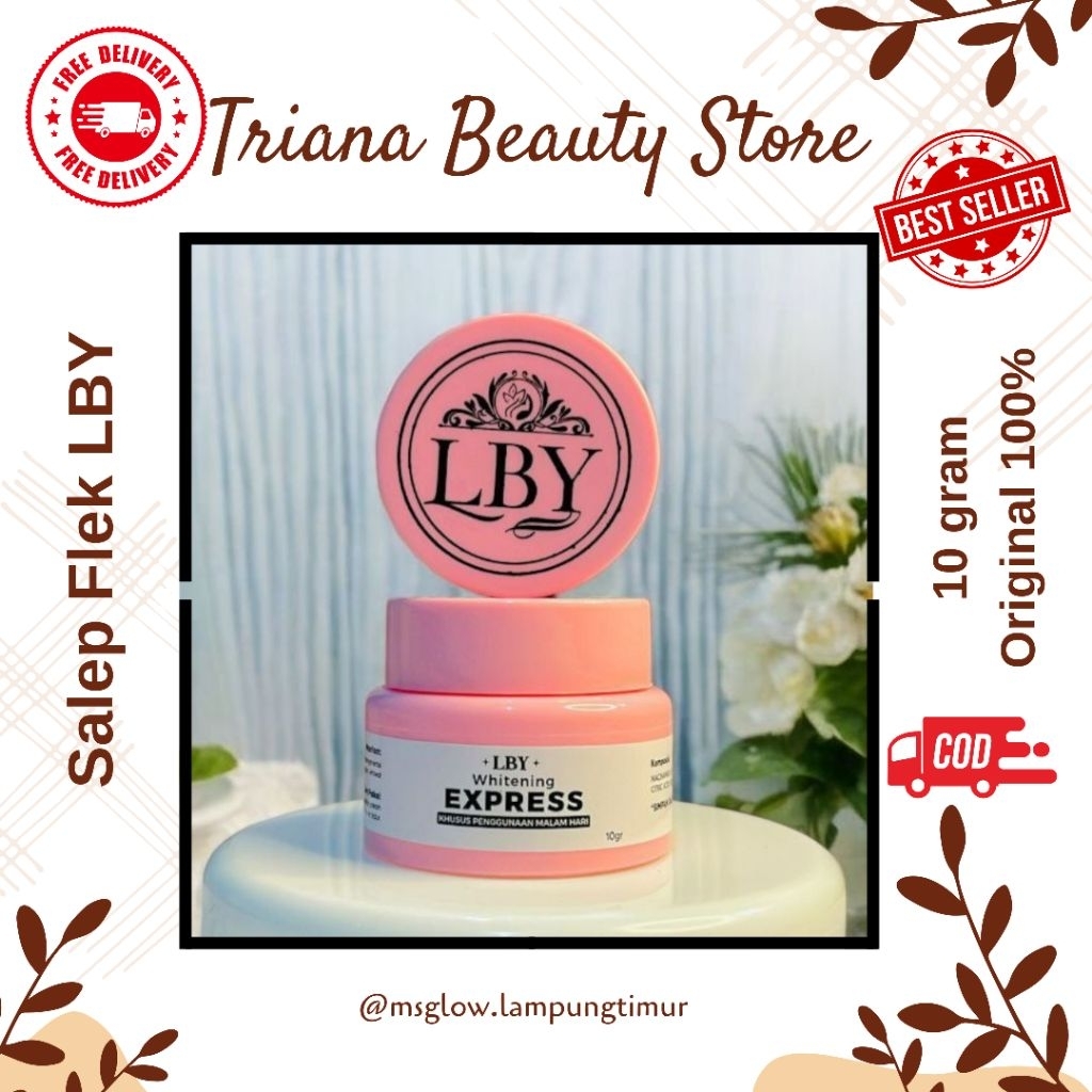 [ORI 100% FREE GIFT] Salep Flek LBY 10 Gram Atasi Flek Hitam Membandel ORI Logo TERBARU