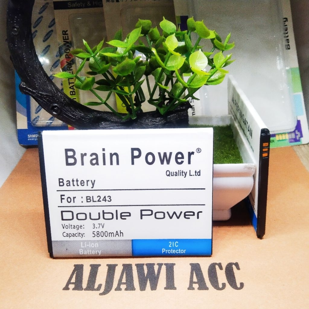 Baterai Batre Battery  For Lenovo  A7000 A7700 K3 Note BL243 Double Power