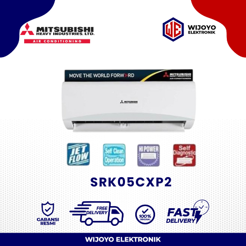 AC MITSUBISHI 1/2 PK SRK-05CXP2 SRK 05CXP HEAVY DUTY LOW WATT R 32