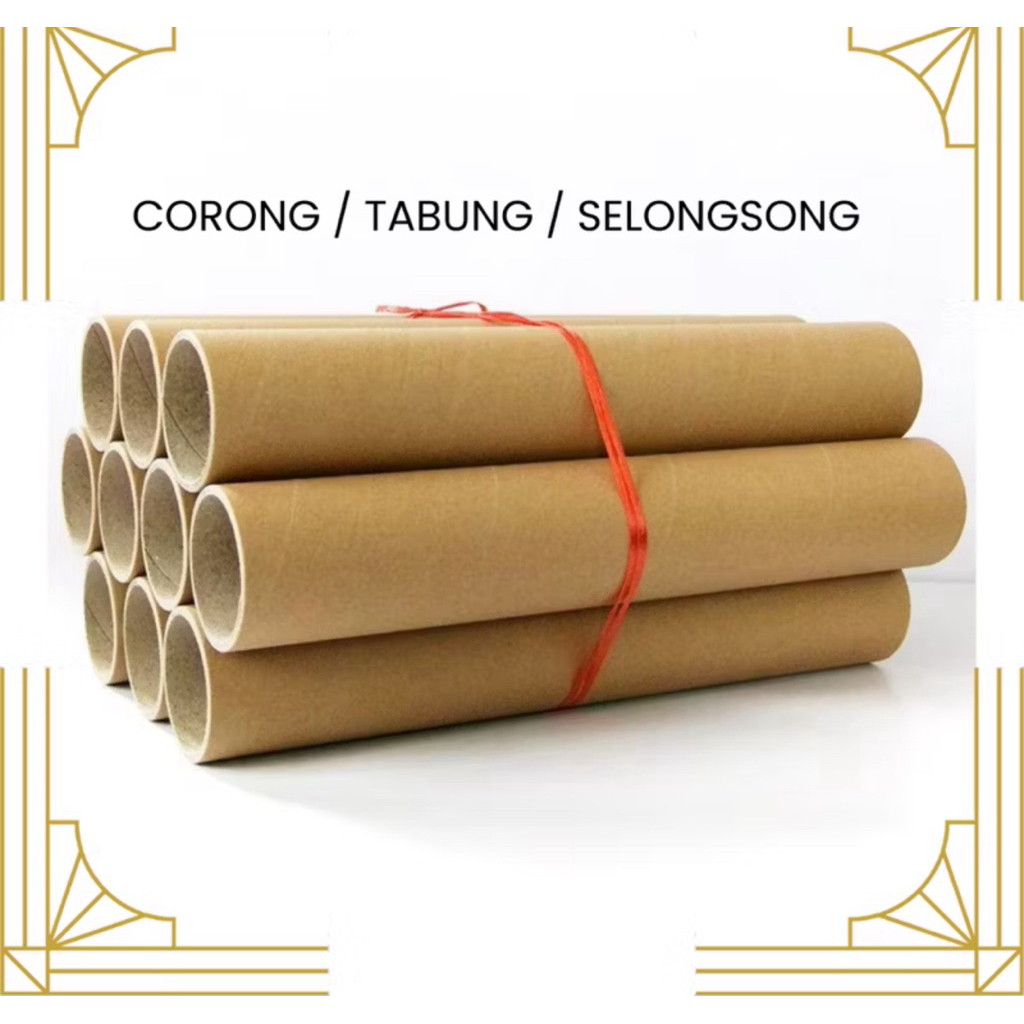 

[TIDAK DIJUAL TERPISAH] PACKING TABUNG TAMBAHAN / Selongsong / Paper Core Tebal / Packing kardus panjang