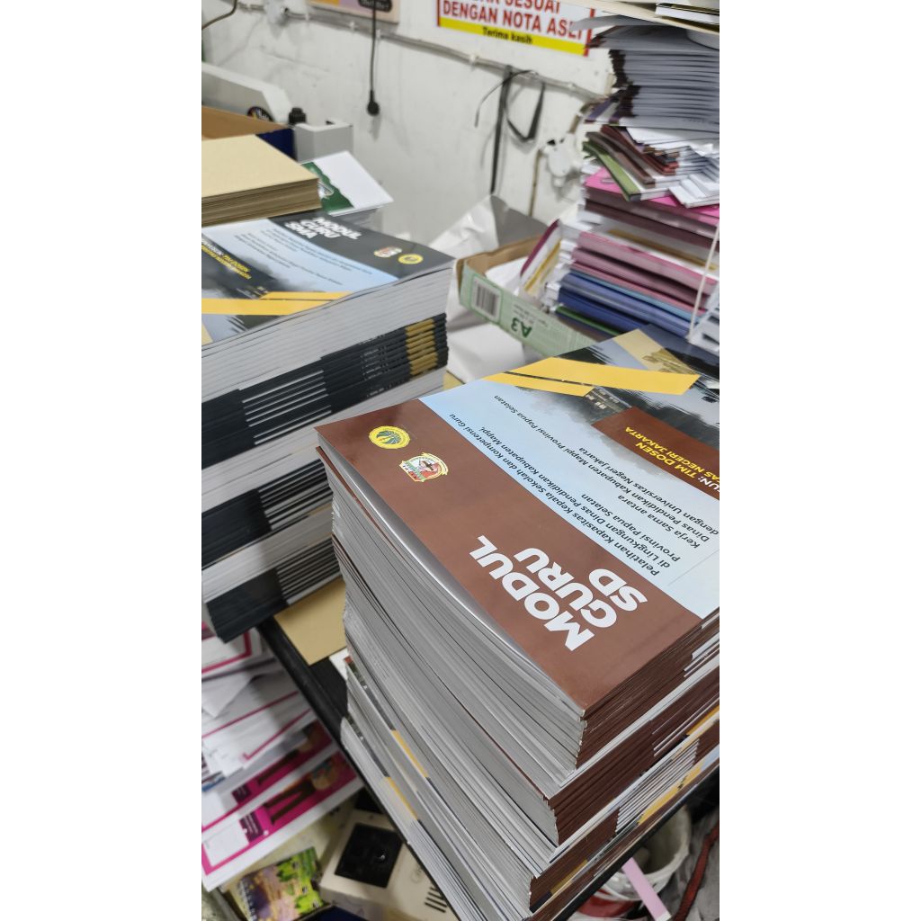 

Tempat Cetak Buku Murah Uk. A4, Jilid Soft Cover