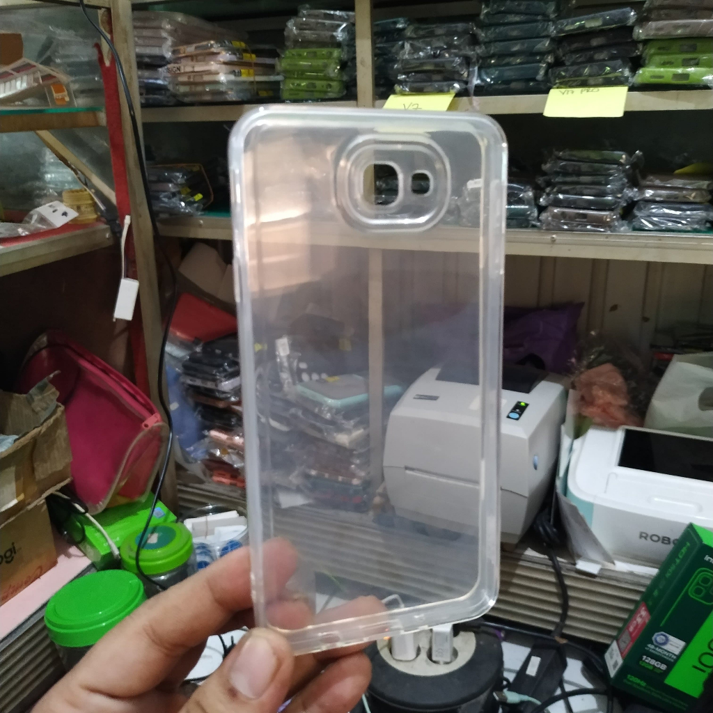 Jelly Case Samsung J7 Prime G610 G610F Silicone Premium Transparan Softcase
