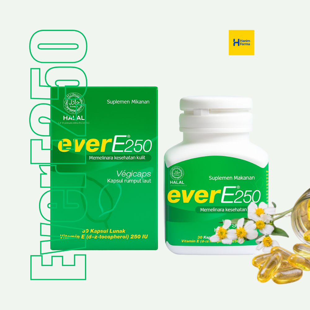 Ever E250 | Vitamin Kulit & promil | isi 12 & 30 caps