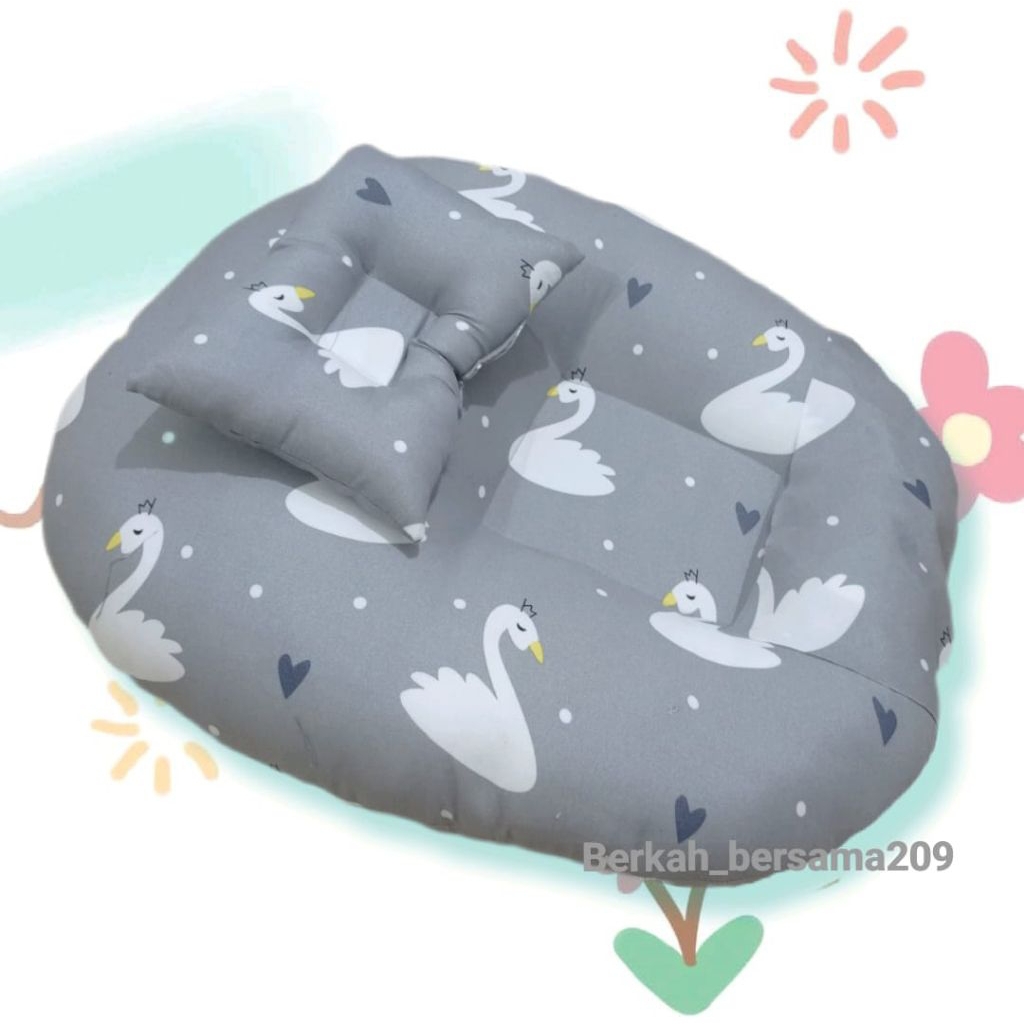 sofa bayi newborn GRATIS bantal peyang