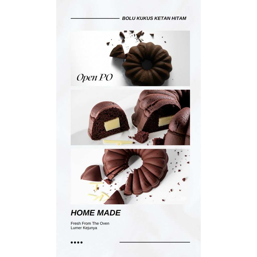 

Bolu Kukus Ketan Hitam Keju Lumer 22 cm