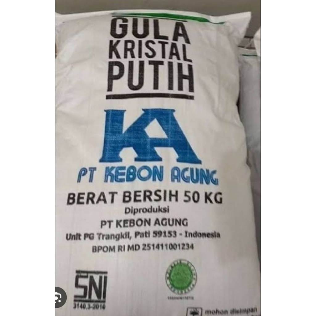 

Ready stock Gula Tk 50 KG kristal putih
