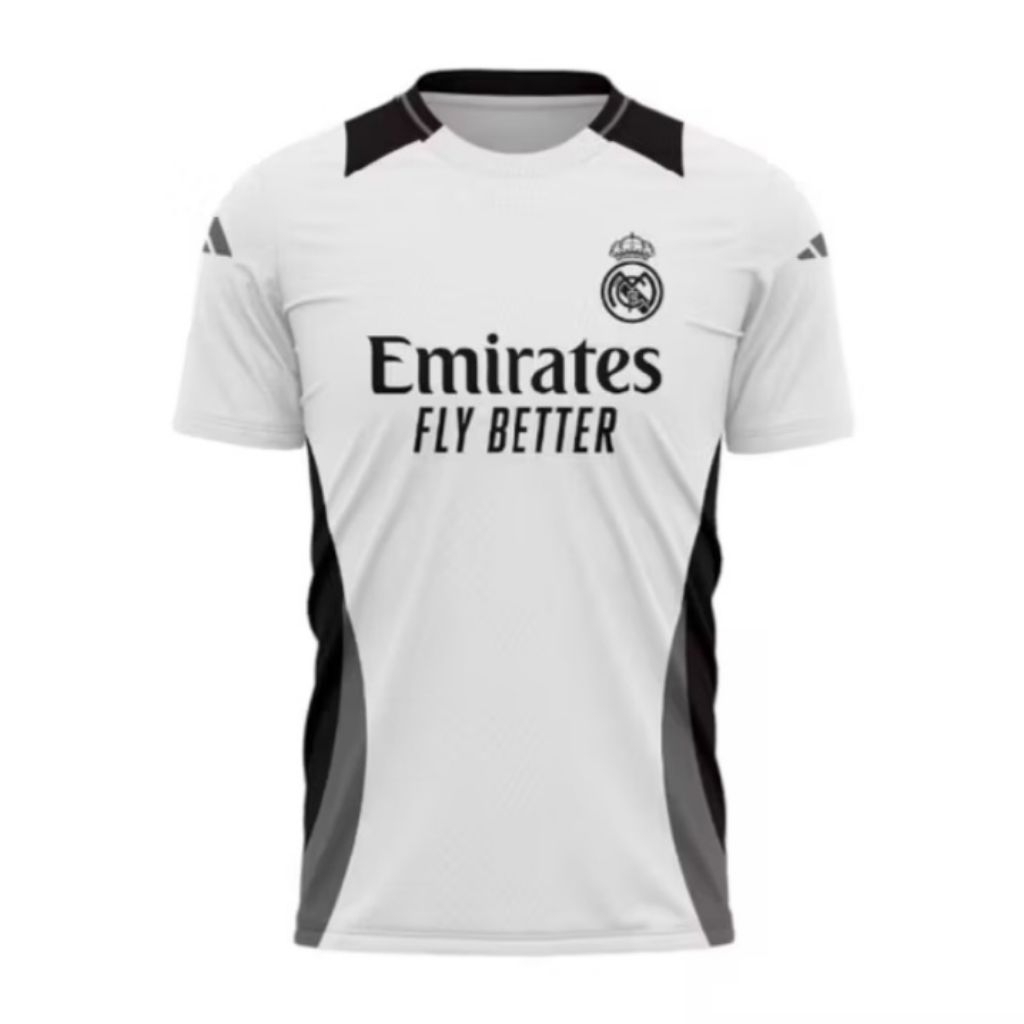 Jersey Madrid Training 2024 2025 Full Printing Olahraga Sport