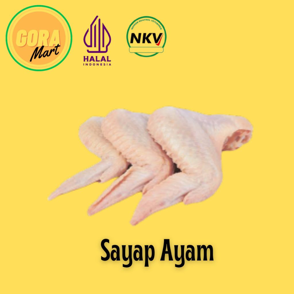 

Sayap Ayam 1kg /Chicken Wings 1 kg