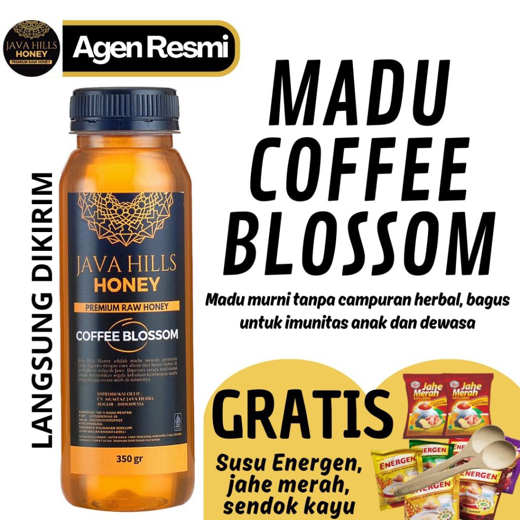 

JAVA HILLS HONEY MADU COFFEE BLOSSOM - PENAMBAH NAFSU MAKAN, INSOMNIA, IMUNITAS