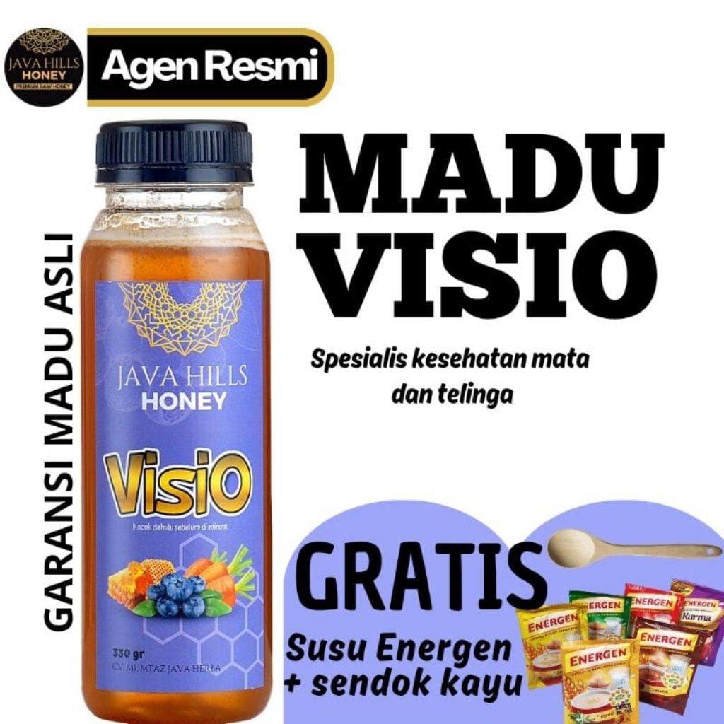 

JAVA HILLS HONEY MADU VISIO - KESEHATAN MATA, MATA MINUS, PLUS, KATARAK