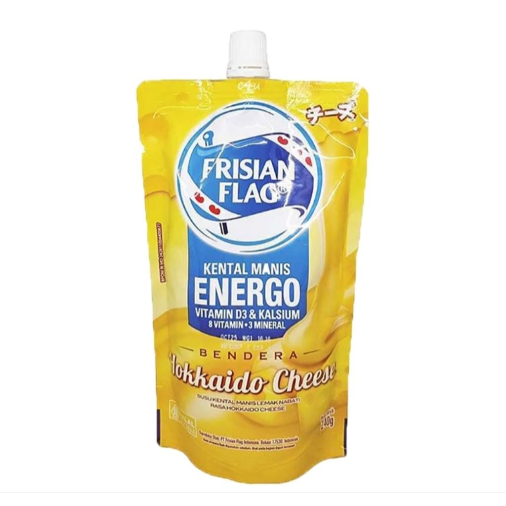 

Frisian Flag Krimer Kental Manis Hokkaido Cheese Pouch 240 g